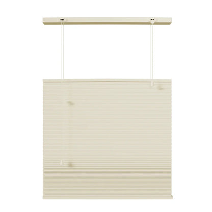Wabenplissee nach Maß – Halbtransparent – Creme